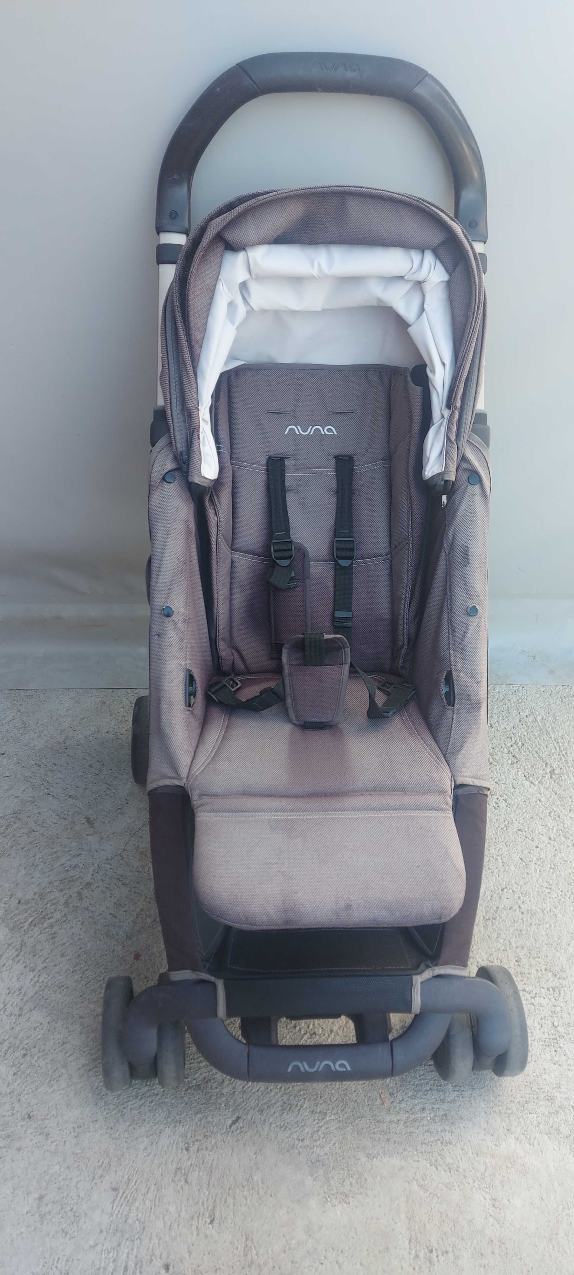 Бебешка количка Nuna Pepp Luxx кафеникава на цвят