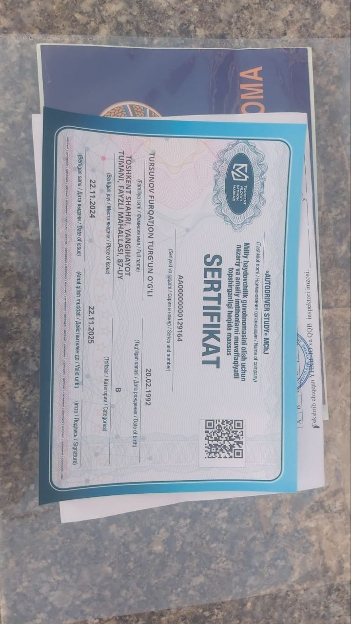 Avtotest chilonzor, avtotest avtotes