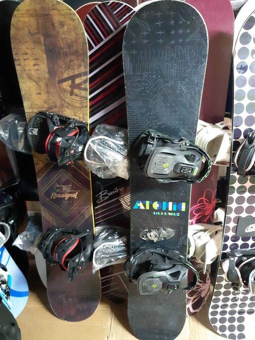 Placa snowboard legaturi boots boa