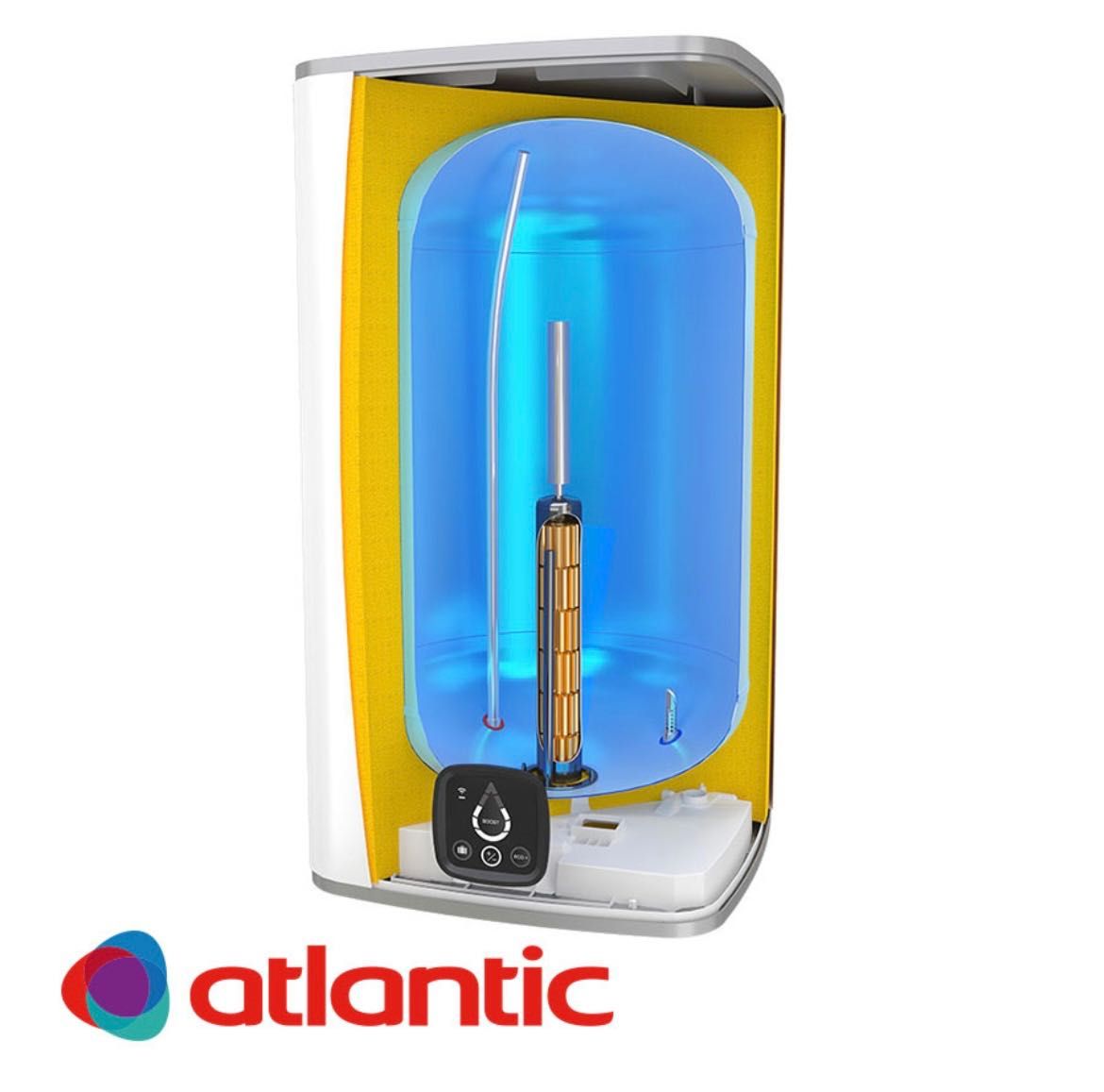 Бойлер Atlantic Steatite 100 л Wi-Fi, 5 г гаранция, -190 лв от магазин