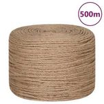 Funie/Franghie/Sfoara de Lucru, iuta 100%, 500m, 4/6/8mm
