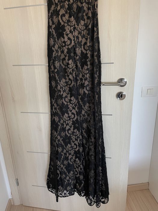 Rochie Ocazie tip Sirena, Dantela Neagra, S/36