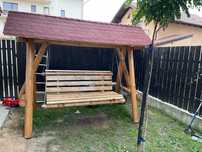 Leagan rustic balansoar de gradina