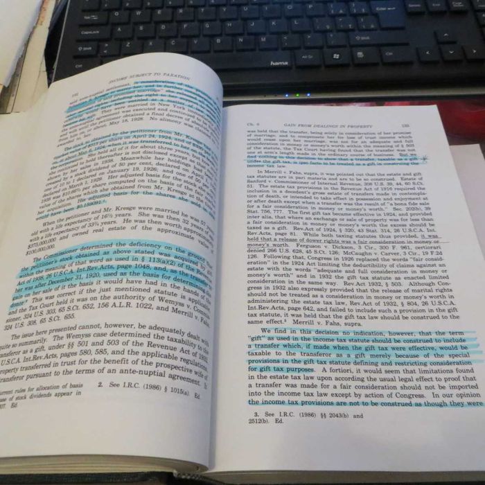 Fundamentals of Federal Income Taxation Cases and Materials - College