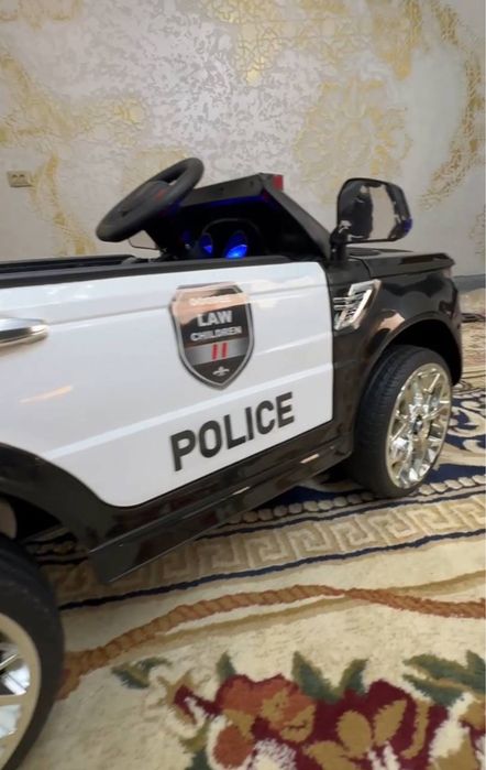 Детская машина новая электричка POLICE полный фулл от 1 года до 8 лет!