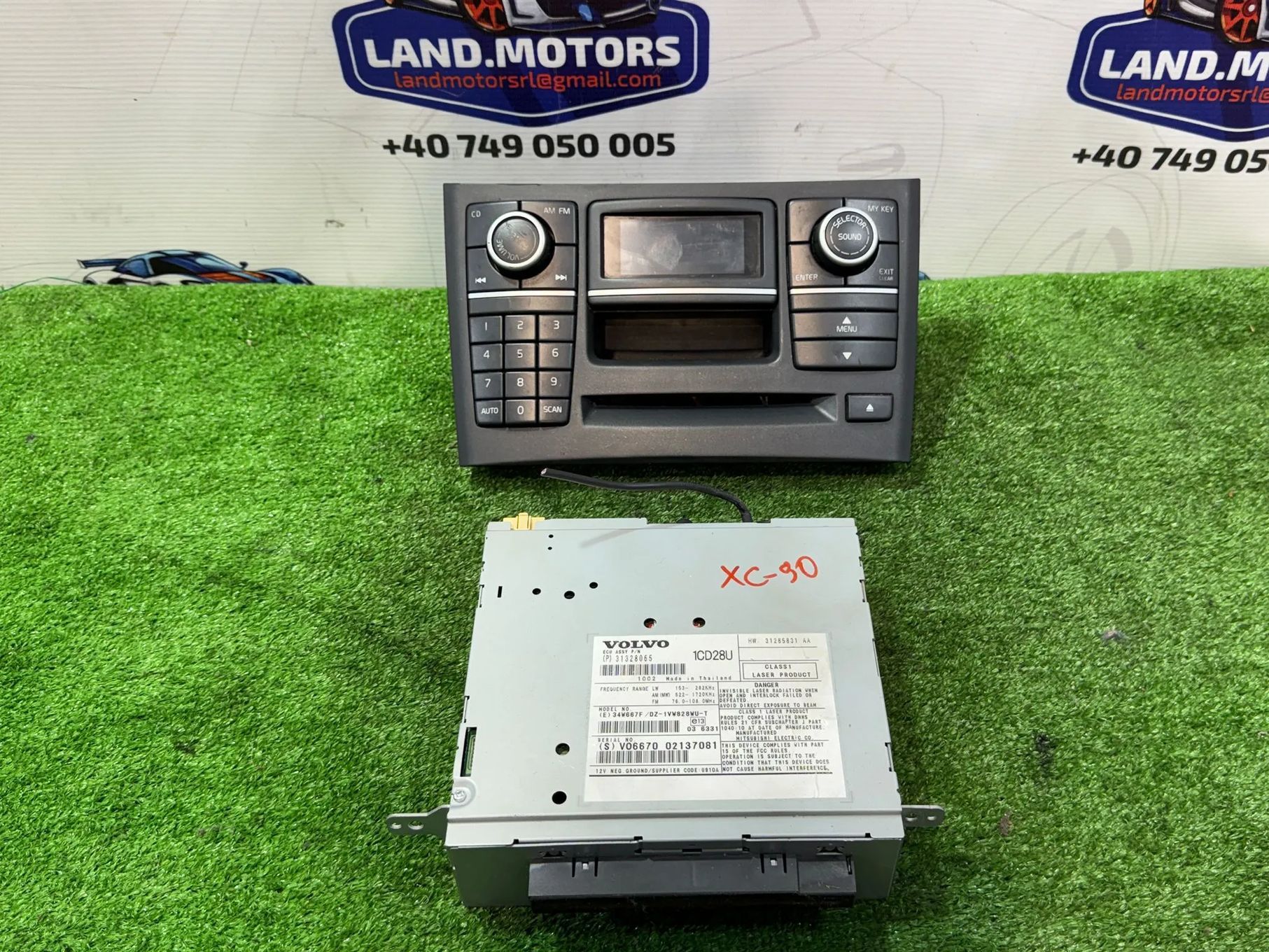 RADIO CD MULTIMEDIA VOLVO XC90 2.4 DIESEL 2010 COD OEM 36050346 31328065 31285831 2006-2014