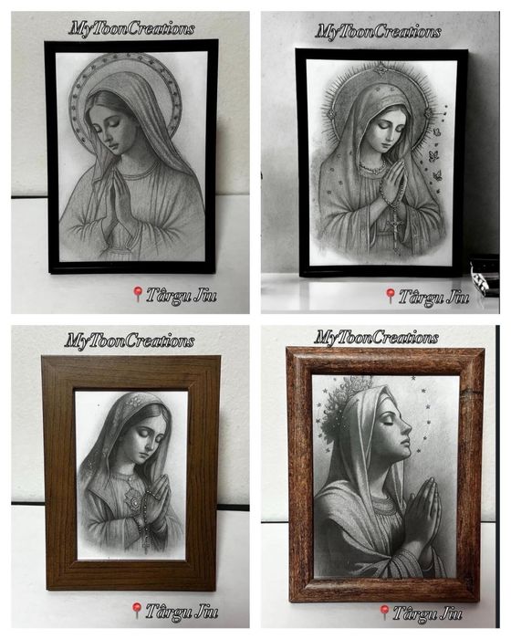 Tablouri personalizate în creion