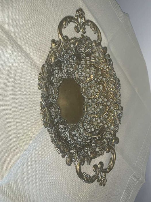 Fructiera din bronz vintage