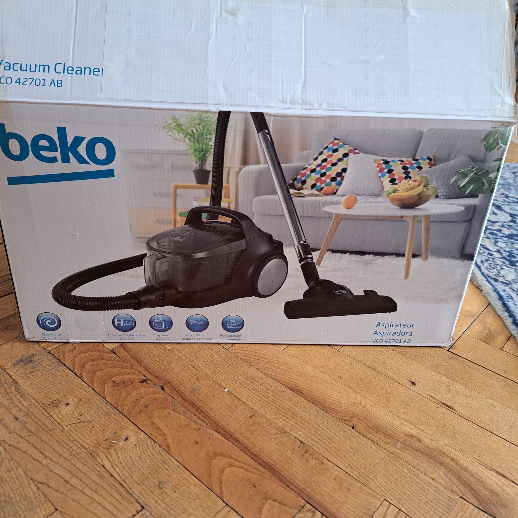 Прахосмукачка  Beko с HEPA филтър  без торба