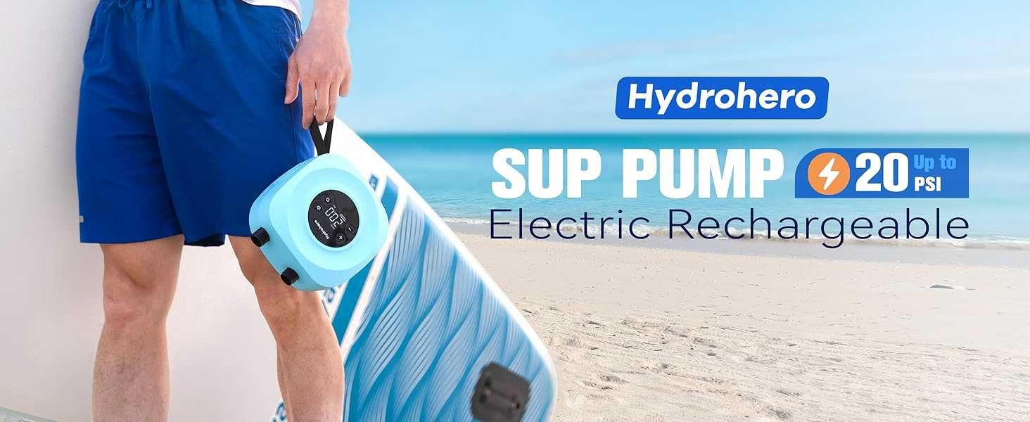 Електрическа акумулаторна помпа за SUP Hydrohero- 20PSI