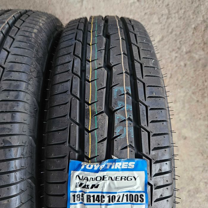 2 Нови бусови летни гуми 185R14C Toyo NanoEnergyVAN 102/100S 8PR Japan