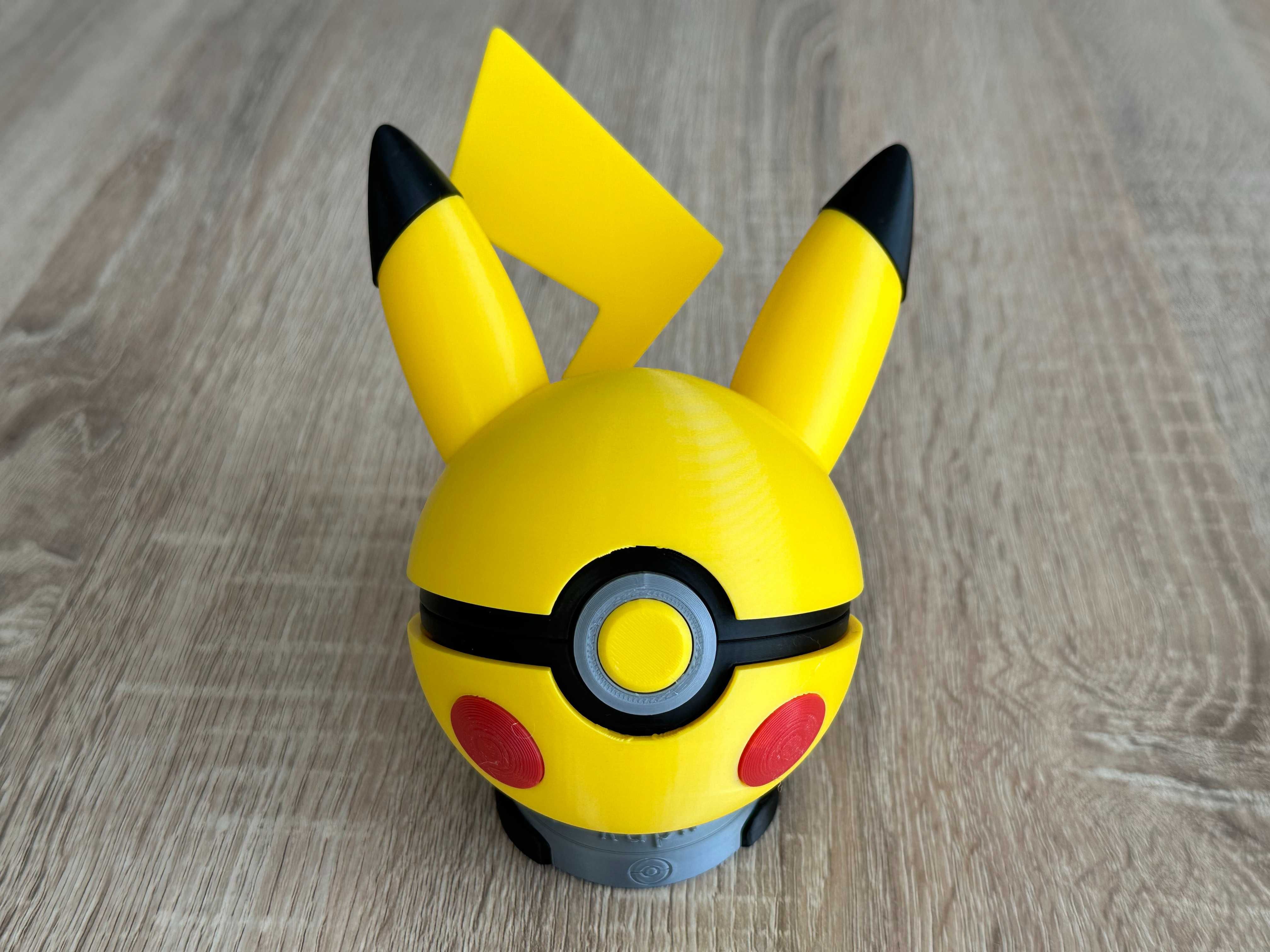 3d функционален модел Pokemon топка Pikachu