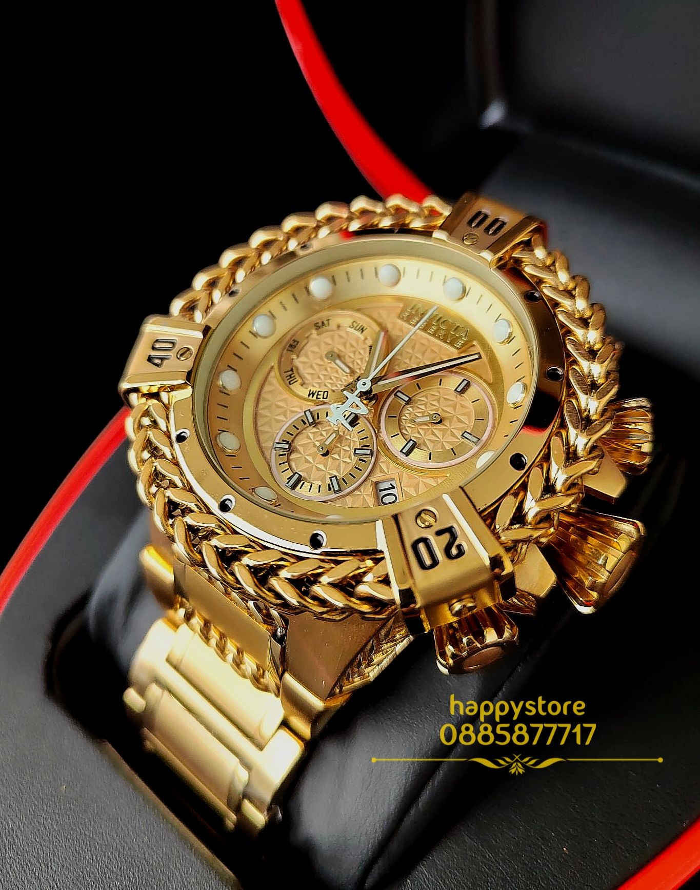 часовник INVICTA Hercules Gold 56 mm, Инвикта нов