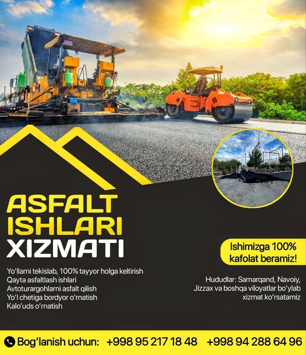 Сфатли Асфалът хизмати Asfalt xizmati