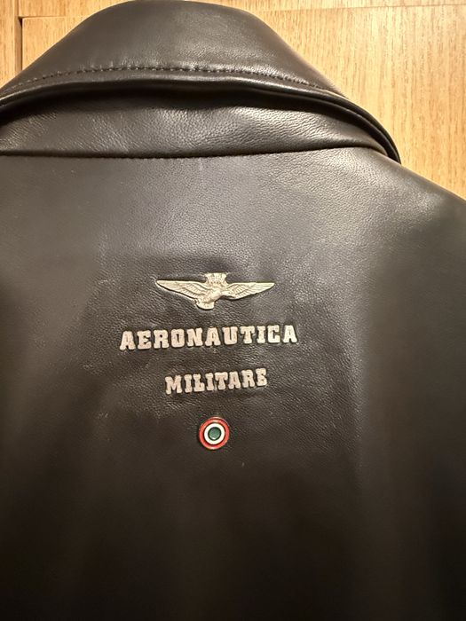 Geaca piele Aeronautica Militare