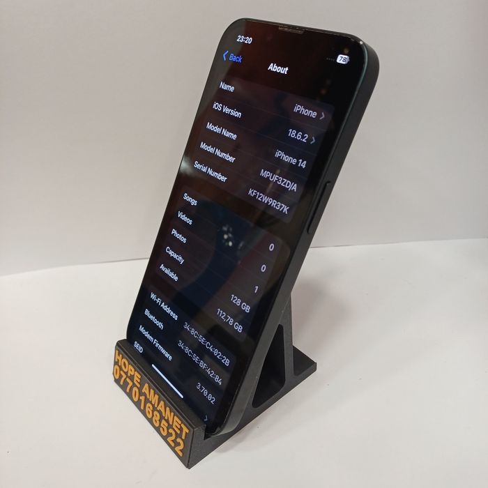 Hope Amanet P1/ iPhone 14 128 GB 85% Baterie #35668