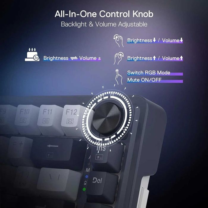 Новинка Механическая  клавиатура Redragon UCAL K673 Pro RUS/ENG 3в1