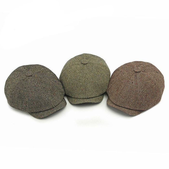 Элегантная и тёплая кепка газетчика