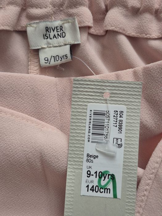 Pantaloni scurți tip fustă noi, River Island, 140 / 9-10 ani