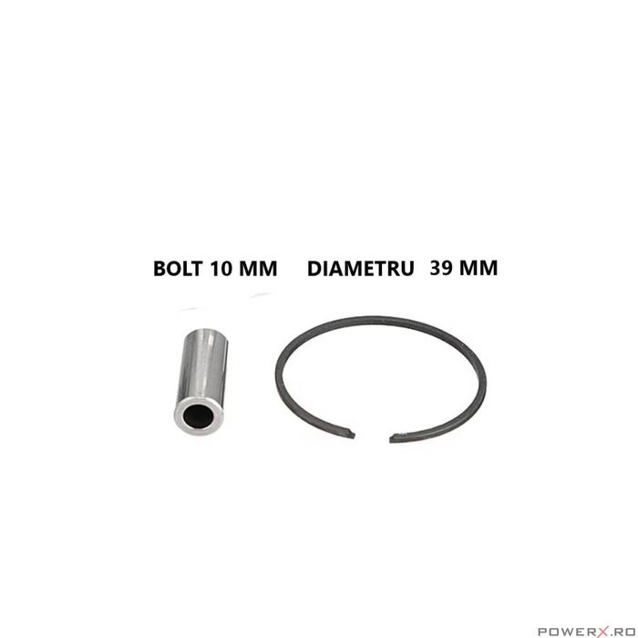 Piston complet compatibil Husqvarna 236 E, 240 E, 39mm, bolt 10,