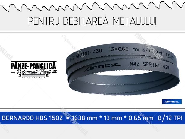 Panza fierastrau panglica metal 1638x13x8/12 SPRINT BERNARDO HBS 150Z