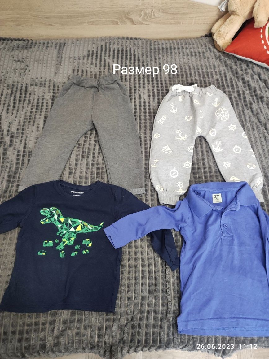 Лятни  дрехи за момче размер 98 и 98-104