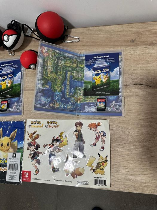 Pokemon Let's go eevee and let'go pikachu cu 2 mingi