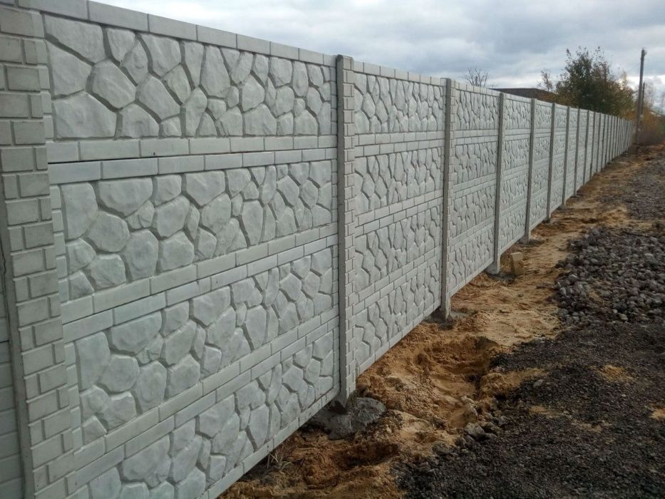 Gard decorativ din beton armat/placi prefabricate Calarasi