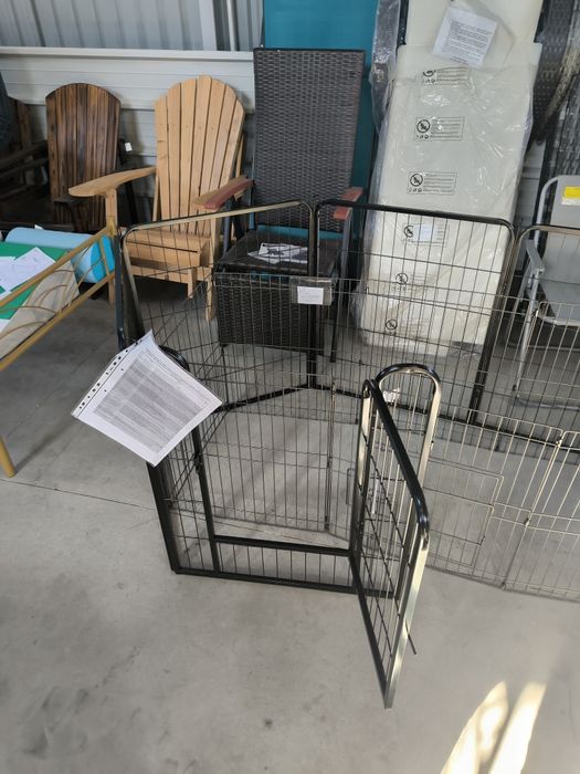 Țarc metalic pentru animale mici 8 elemente( 61*61 cm)