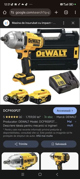 Pistoale de impact Makita,dewalt,milwaukee