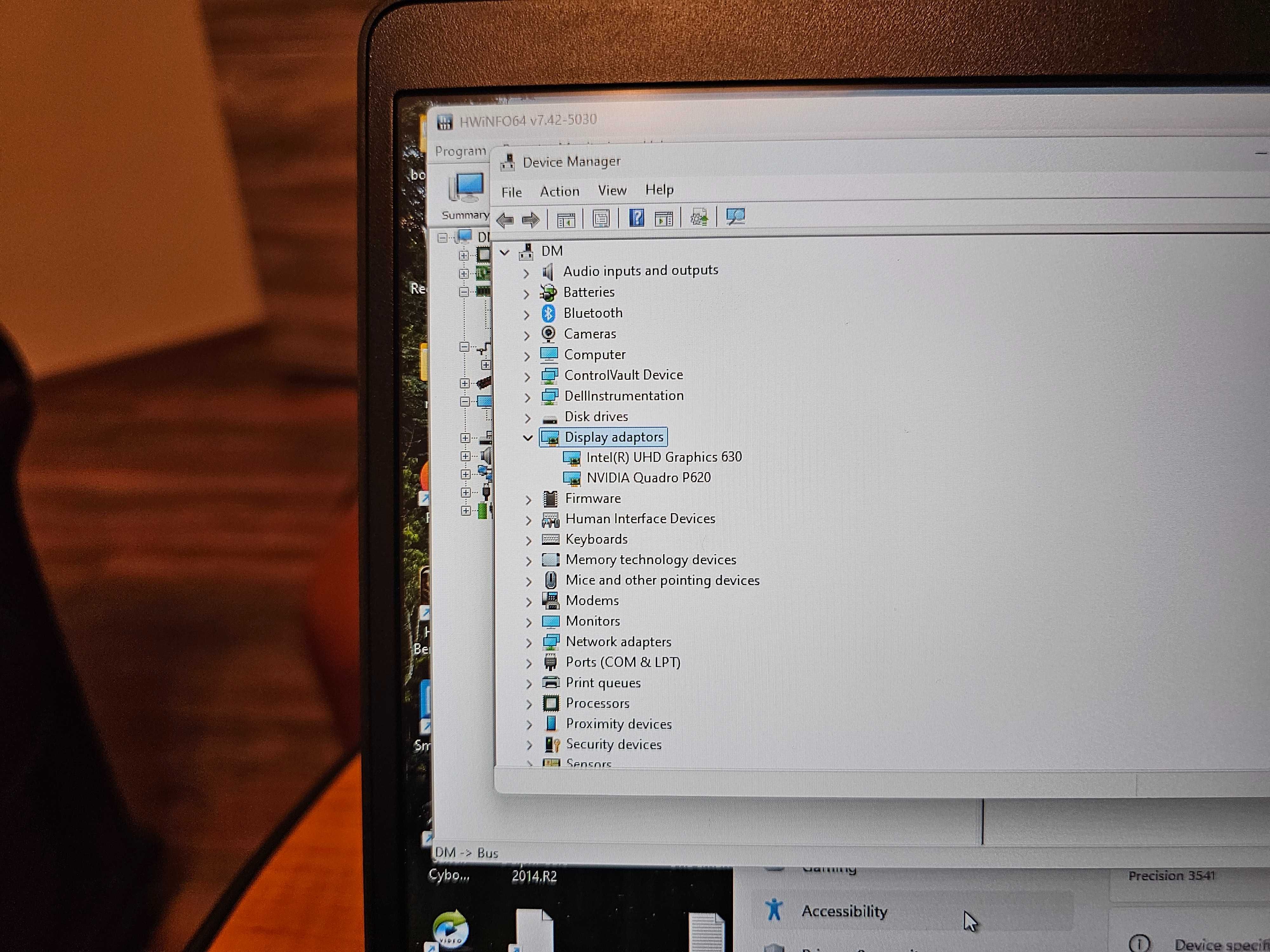 Лаптоп Dell Precision 3541 Intel i7 Nvidia Quadro
