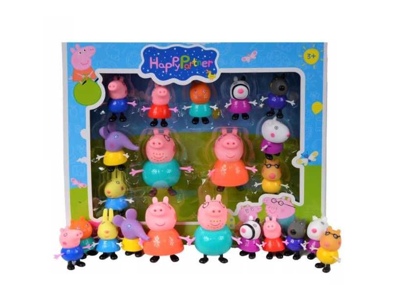 Голям комплект фигурки Пепа Пиг Peppa Pig 14 фигурки