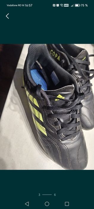 Ghete fotbal crampoane Adidas nr 37