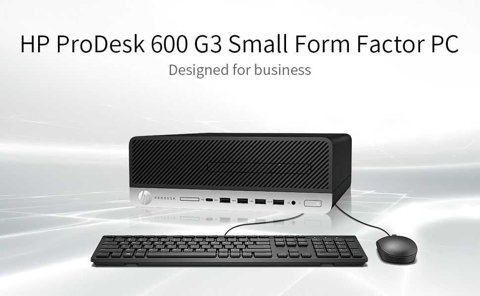 Компютър HP ProDesk 600 G3 SFF i3-6100 ,8 GB DDR4 , 128 SSD 24М.гар