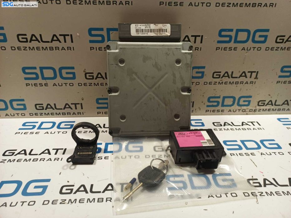 Kit Pornire ECU Calculator Motor Cip Cheie Cititor Cheie si Modul Confort Confort Ford Focus 1 1.8 TDCI 1998 - 2004 Cod 1S4F-12A650-AE 98AG15K600AB 09AG 15K600 AB [L1864]