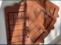 Силиконовые формы для плиток шоколада