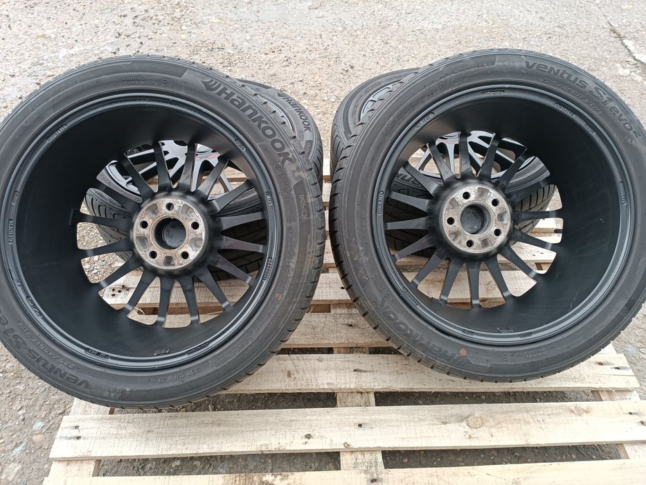 Лети джанти 17ки 5х108 O.Z.Racing Superturismo GT + летни гуми Hankook