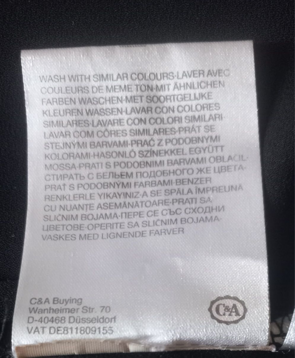 Bluză elegantă de damă Jessica din triplu voal  negru
