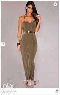 Rochie olive deosebita