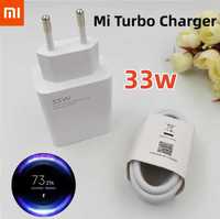 Set incarcator+cablu type-C Xiaomi 33w nou super charge original