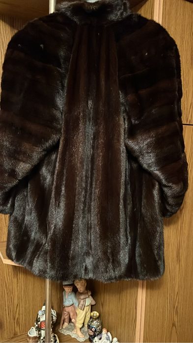 Haină de blana vizon
