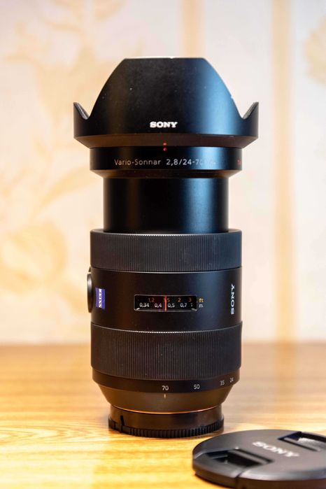 Sony Zeiss 24-70 f/2.8. Резкий, универсальный (байонет А)