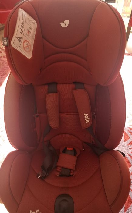Scaun auto Joie Stages Cherry, recomandat copiilor intre 0 - 7 an,