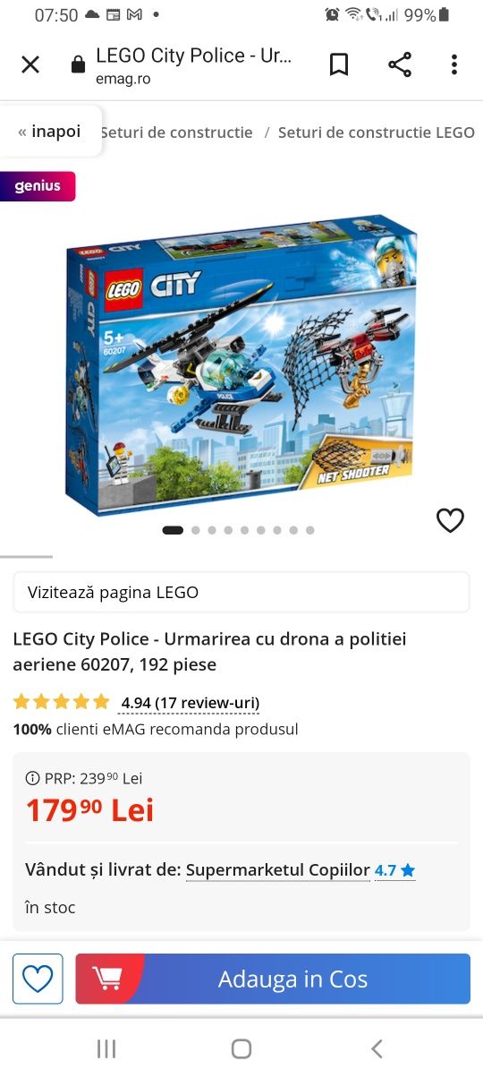 Vând lego poliție