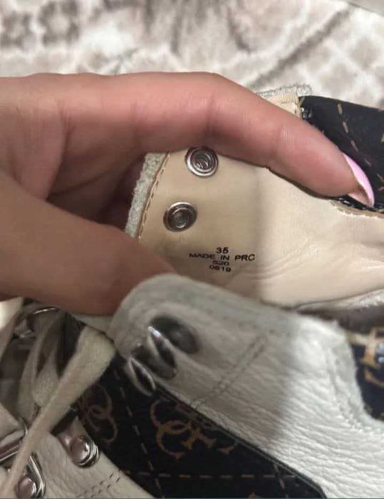 Оригинални боти на Guess естествена кожа