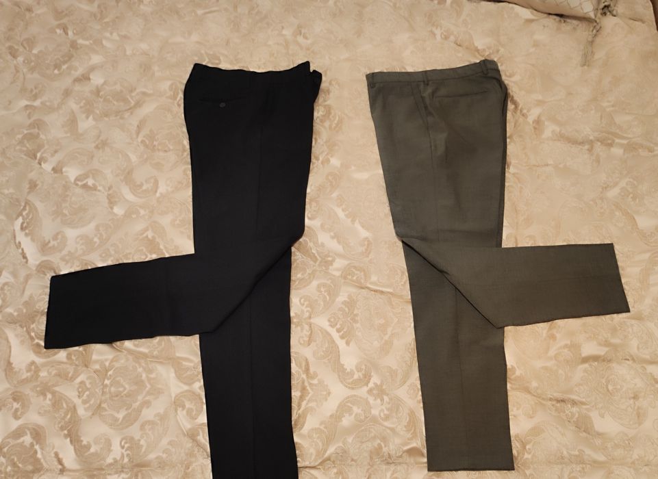 2 pantaloni costum si sacou barbati M