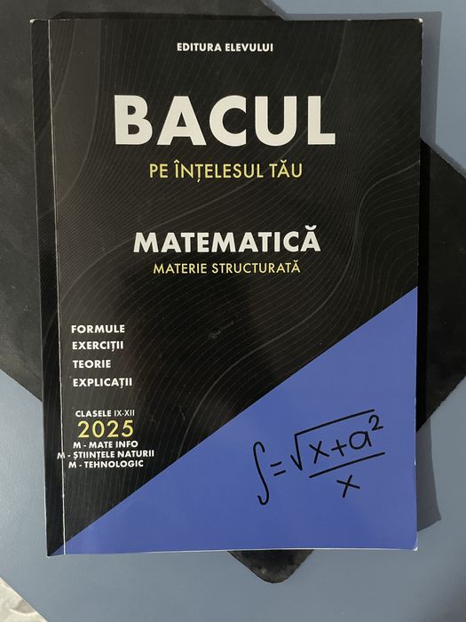 Carti pentru BAC , mate info