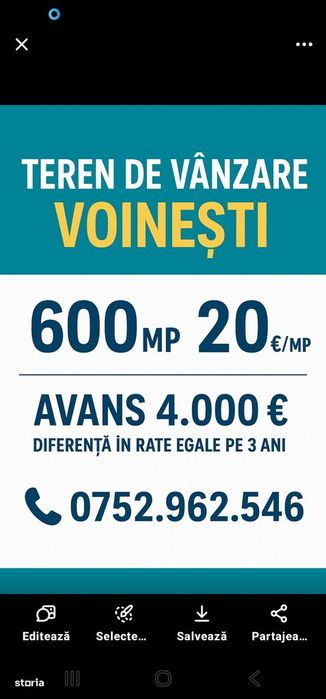 Voinesti-Teren in rate