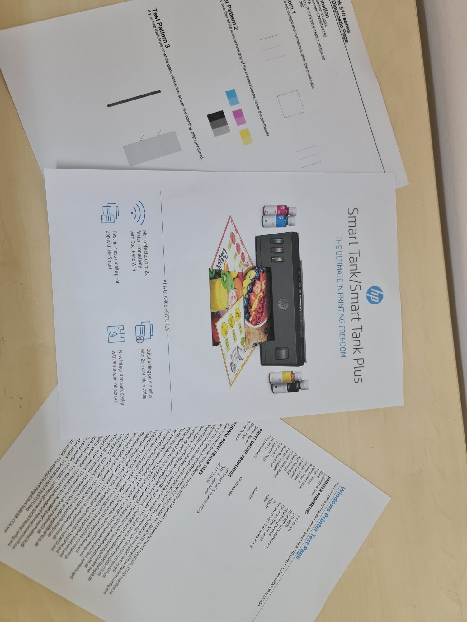 Imprimanta color wireless HP smart 515