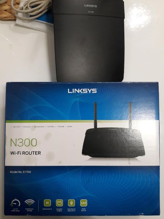 Linksys E1700 N300 WI-Fi router бърз рутер